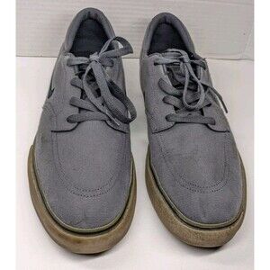 Nike SB (Skate Board) Shoes Clutch Grey Canvas Gum Sole Size 12 Pre-owned